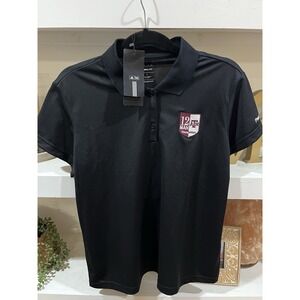 Adidas Women's Texas‎ A&M 12th Man foundation Polo Black Size Large